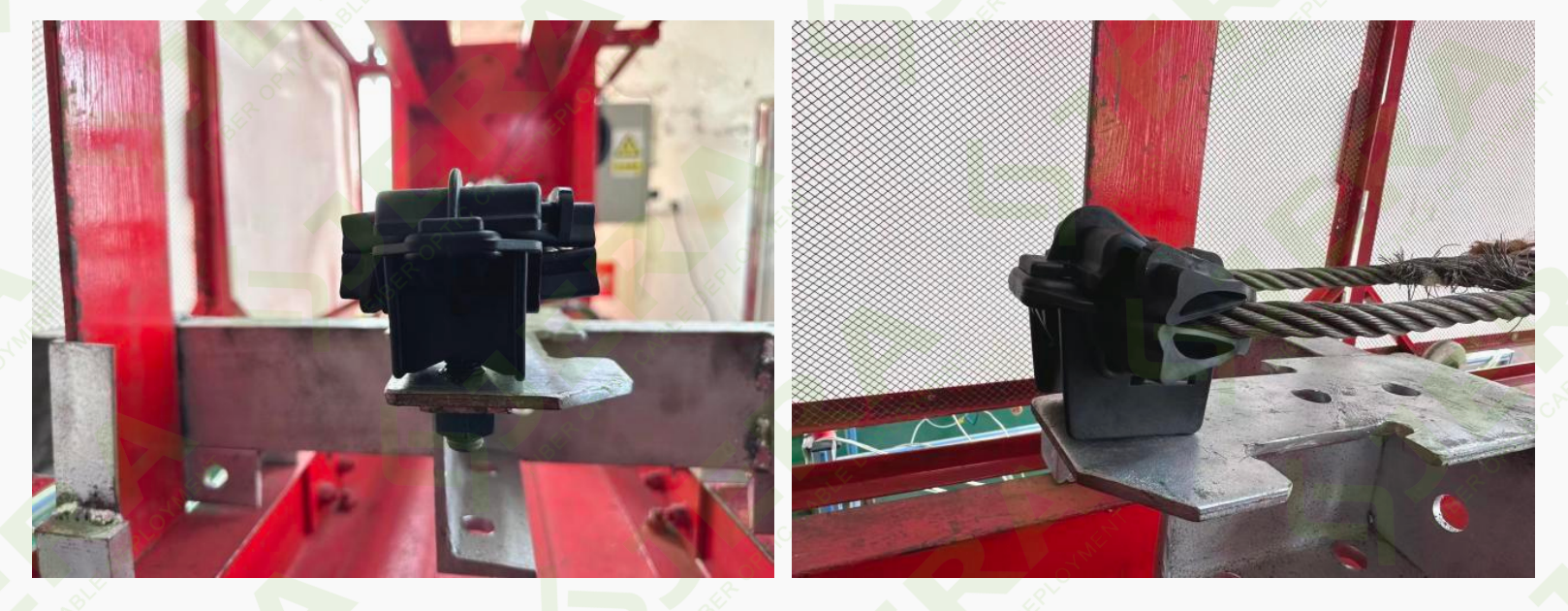 tensile test of the suspension clamp